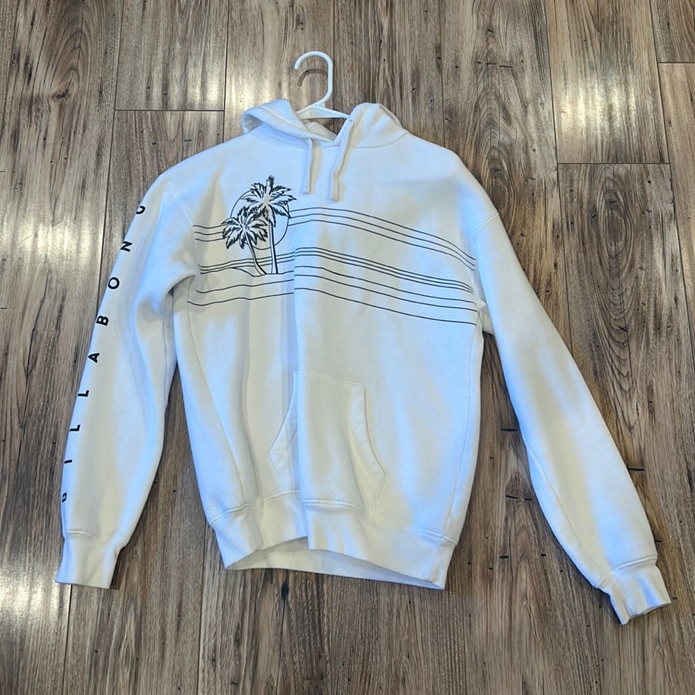 White billabong hoodie women’s size xs